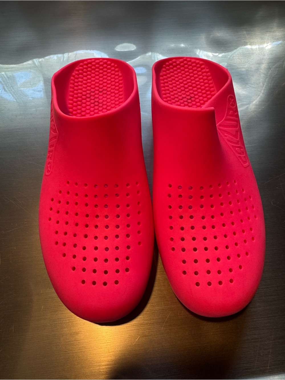 Pink Calzuros with holes